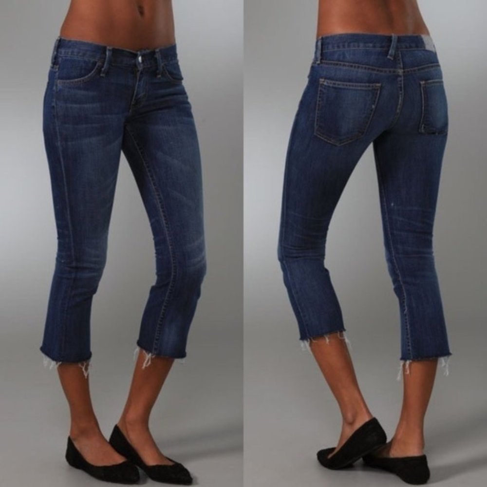 Textile Elizabeth & James Joni Jeans crop distressed faded 26